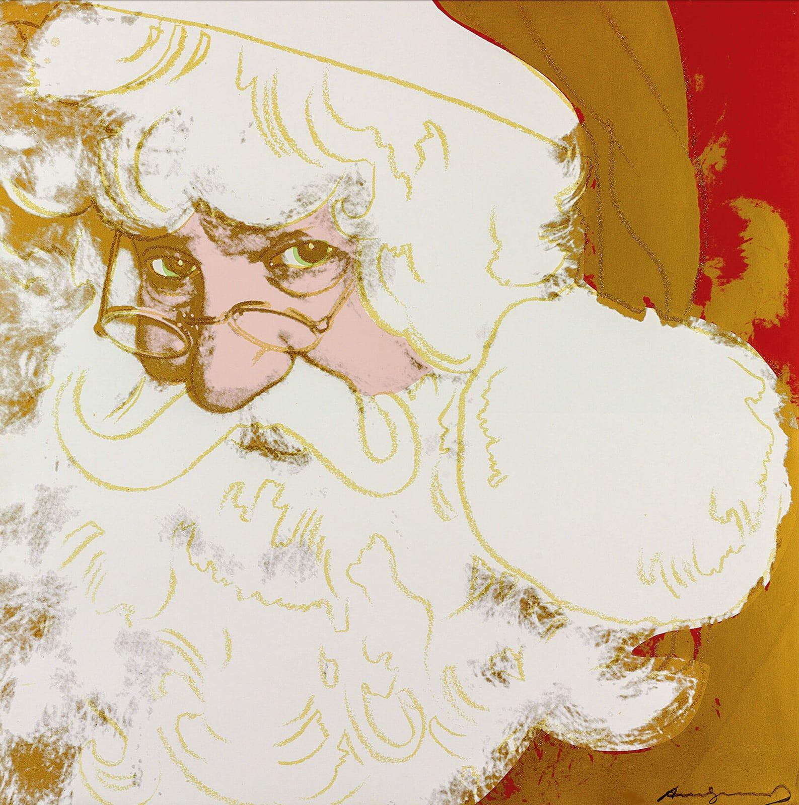 Andy warhol santa