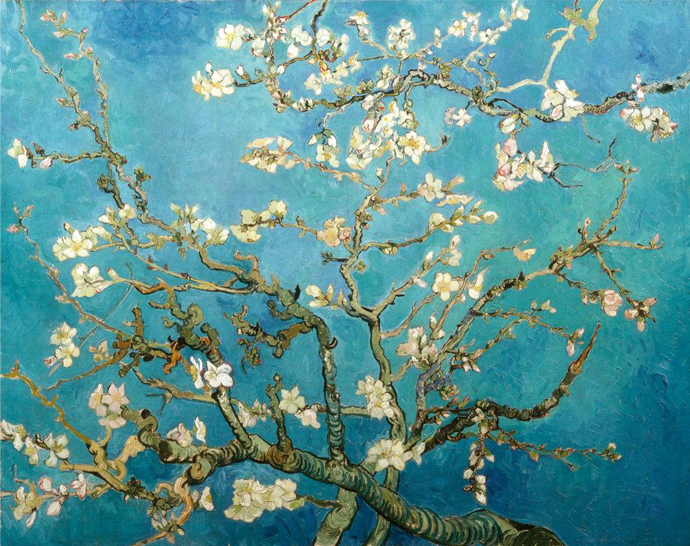 Van gogh amandier en fleurs